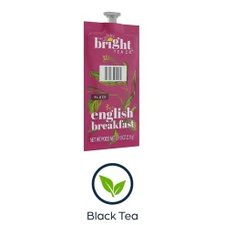 The Bright Tea Co. English Breakfast Black Tea, Flavia Freshpack, 100/Carton (MDRB507)