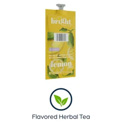THE BRIGHT TEA CO. Lemon Herbal Tea FLAVIA Freshpacks, 100/Carton (B502)
