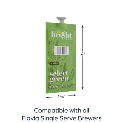 The Bright Tea Co. Select Green Tea, Flavia Freshpack, 100/Carton (MDRB508)