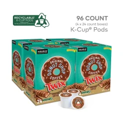 The Original Donut Shop Twix Coffee Keurig K-Cup Pods, Light Roast, 96/Box (5000368824CT)
