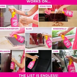 The Pink Stuff Miracle Multipurpose Cleaner & Degreaser Spray, 25.4 Fl Oz. (82382)