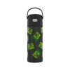 Thermos FUNtainer Minecraft/Pokemon/Electric Blue Stainless Steel Vacuum-Insulated Water Bottle, Assorted Colors, 16 oz.