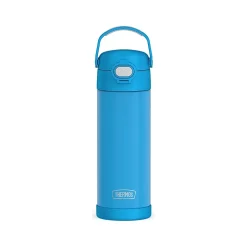 Thermos FUNtainer Minecraft/Pokemon/Electric Blue Stainless Steel Vacuum-Insulated Water Bottle, Assorted Colors, 16 oz.