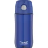 Thermos FUNtainer Plastic Water Bottle, 16 oz., Blueberry (THRGP4040BL6)