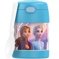 Thermos FUNtainer Stainless Steel Vacuum-Insulated Licensed Food Jar, 10-Oz., Frozen 2 (F3101FZ6)