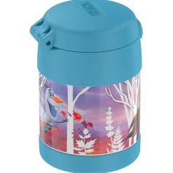 Thermos FUNtainer Stainless Steel Vacuum-Insulated Licensed Food Jar, 10-Oz., Frozen 2 (F3101FZ6)