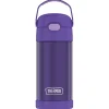 Thermos FUNtainer Stainless Steel Vacuum Insulated Water Bottle, 12 oz., Purple (THRF4100PU6)