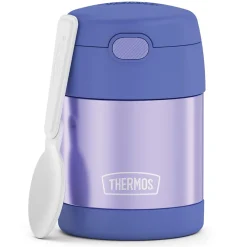 Thermos FUNtainer Stainless Steel Vacuum-Insulated Food Jar, 10-Oz., Purple (THRF3100PU6)
