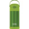 Thermos FUNtainer Stainless Steel Vacuum Insulated Water Bottle, 12 oz., Lime (THRF4100LM6)