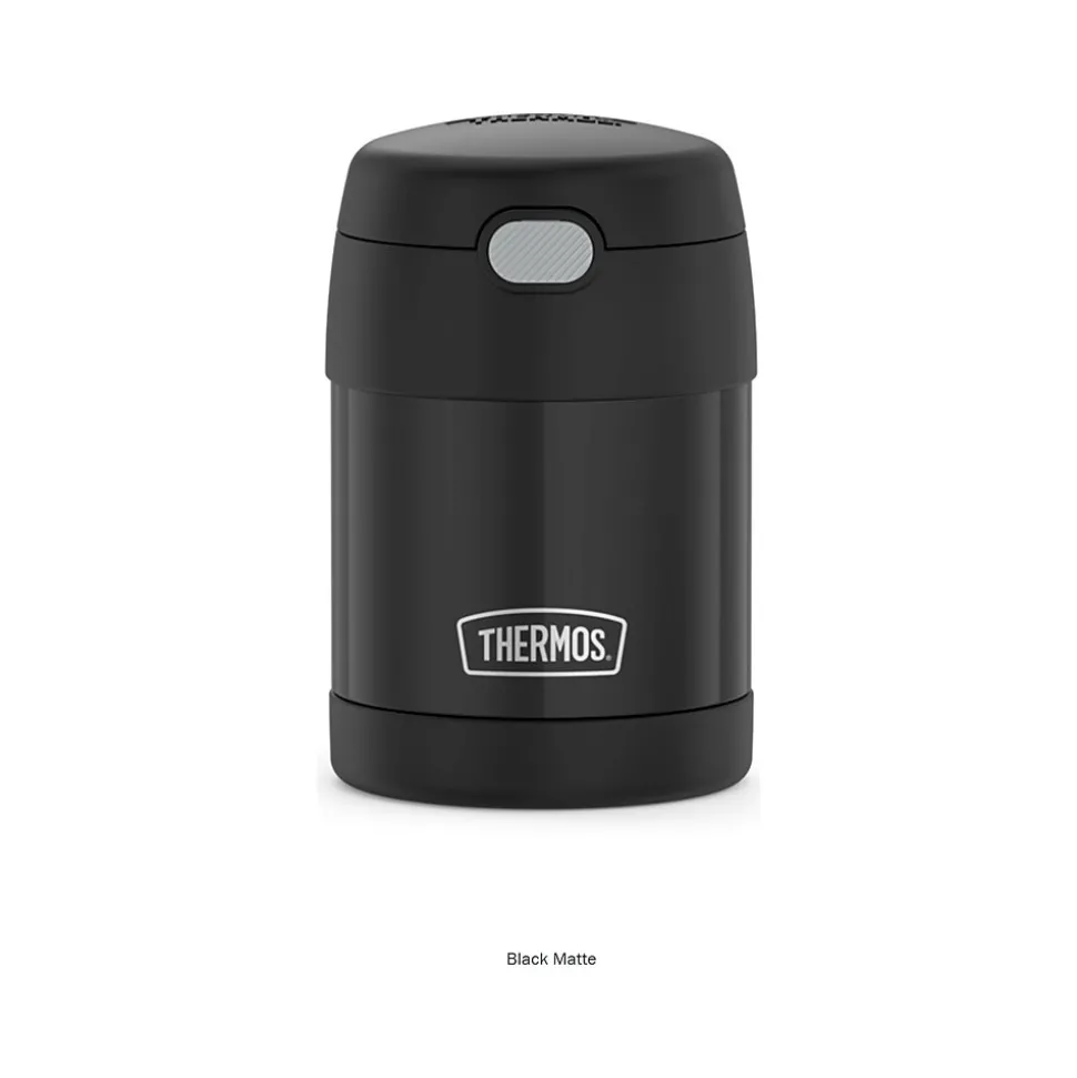Thermos FUNtainer Stainless Steel Food Jar, 10 Oz., Assorted Colors (F3103NLB6ST)