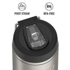 Thermos Icon Stainless Steel Vacuum Insulated Water Bottle, 32 oz., Matte Stainless Steel, (THRIS2332MS4)