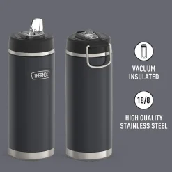 Thermos Icon Stainless Steel Vacuum Insulated Water Bottle, 32 oz., Granite, (THRIS2332GT4)