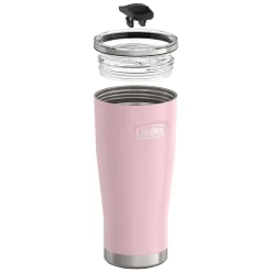 Thermos Icon Stainless Steel Vacuum Insulated Tumbler with Slide Lock, 24 oz., Sunset Pink (IS1122SP4)