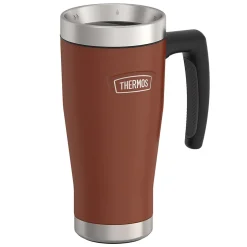 Thermos Icon Stainless Steel Vacuum Insulated Travel Mug, 16 oz., Saddle, (THRIS1002SD4)