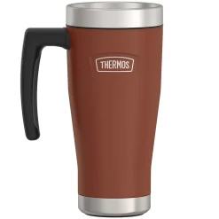 Thermos Icon Stainless Steel Vacuum Insulated Travel Mug, 16 oz., Saddle, (THRIS1002SD4)