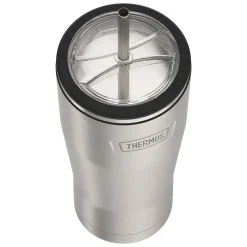 Thermos Icon Stainless Steel Vacuum Insulated Cold Tumbler with Straw, 24 oz., Matte (IS1112MS4)