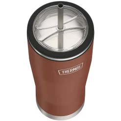 Thermos Icon Stainless Steel Vacuum Insulated, 24 oz., Saddle, (THRIS1112SD4)