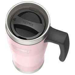 Thermos Icon Stainless Steel Travel Mug, 16 oz., Sunset Pink, (THRIS1002SP4)