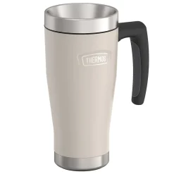 Thermos Icon Stainless Steel Vacuum Insulated Travel Mug, 16 oz., Sandstone, (THRIS1002SN4)