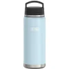 Thermos Icon Stainless Steel Vacuum Insulated Dual Temperature Beverage Bottle, 40 oz., Glacier (IS2112GC4)
