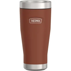 Thermos Icon Stainless Steel Vacuum Insulated Tumbler, 16 oz., Saddle (IS1012SD4)