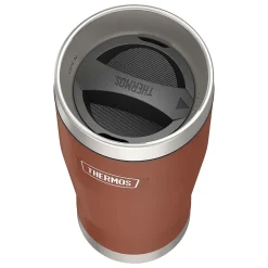 Thermos Icon Stainless Steel Vacuum Insulated Tumbler, 16 oz., Saddle (IS1012SD4)