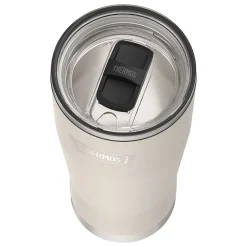 Thermos Icon Stainless Steel Vacuum Insulated Tumbler with Slide Lock, 24 oz., Sandstone (IS1122SN4)