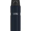 Thermos King Stainless Steel Vacuum Insulated Travel Mug, 24 oz., Midnight Blue (THRSK4000MDB4)