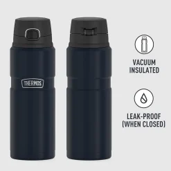 Thermos King Stainless Steel Vacuum Insulated Travel Mug, 24 oz., Midnight Blue (THRSK4000MDB4)