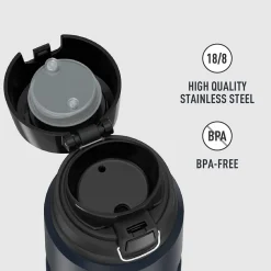Thermos King Stainless Steel Vacuum Insulated Travel Mug, 24 oz., Midnight Blue (THRSK4000MDB4)