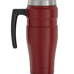 Thermos King Stainless Steel Vacuum Insulated Travel Mug, 16 oz., Rustic Red (THRSK1000MR4)