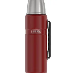 Thermos 40-Ounce Stainless King Vacuum-Insulated Stainless Steel Beverage Bottle, Matte Red (SK2010MR4)