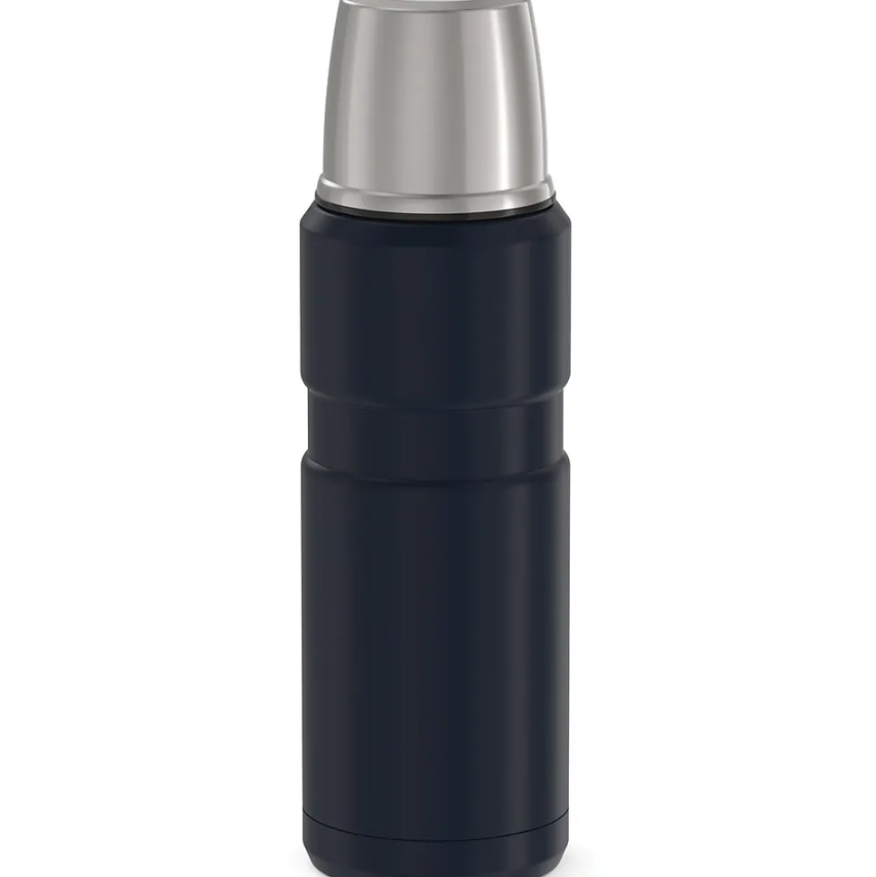 Thermos 16-Ounce Stainless King Vacuum-Insulated Stainless Steel Compact Bottle, Midnight Blue (SK2000MDB4)