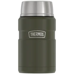 Thermos 24-Ounce Stainless King Vacuum-Insulated Food Jar, Army Green (SK3020AGTRI4)