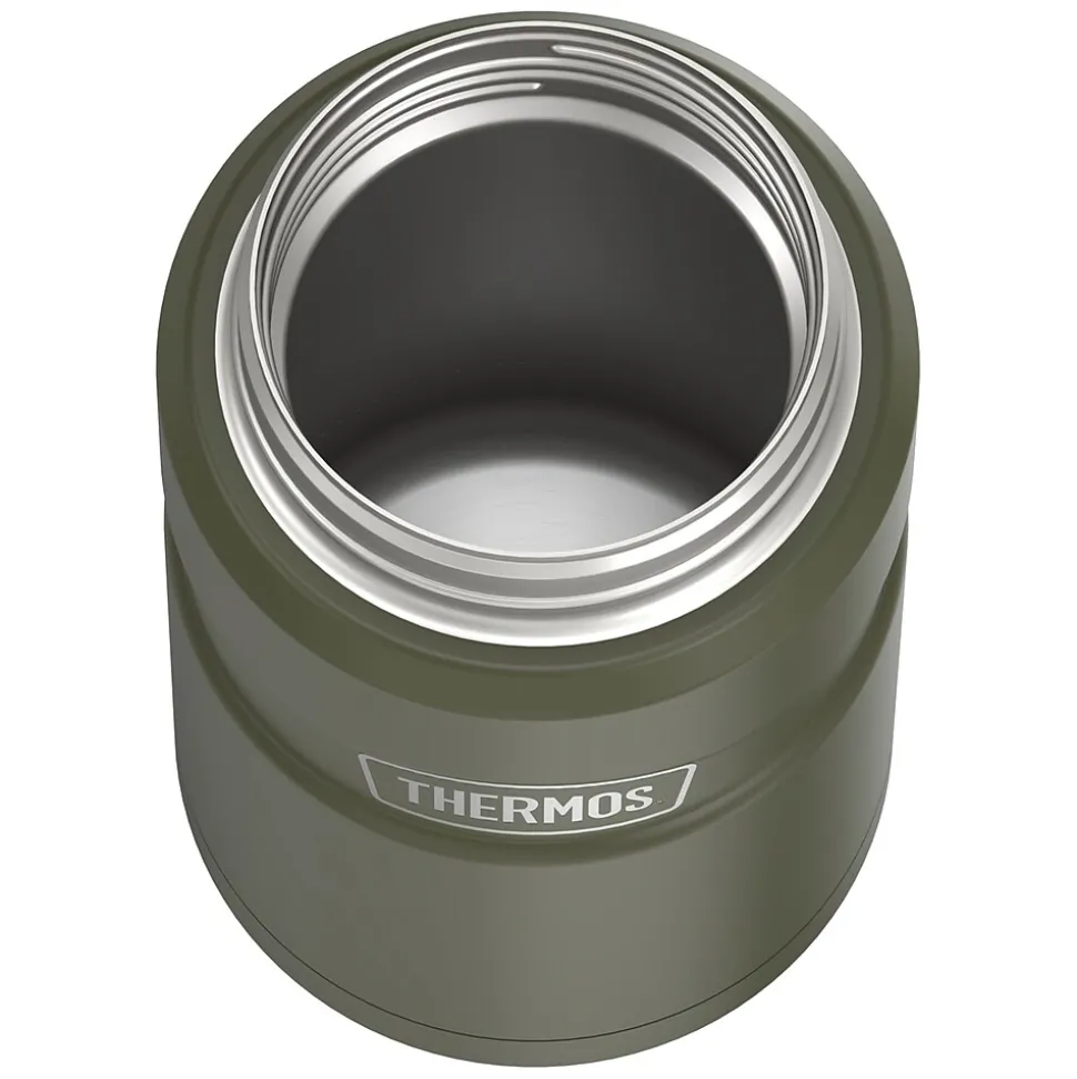 Thermos 24-Ounce Stainless King Vacuum-Insulated Food Jar, Army Green (SK3020AGTRI4)