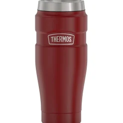 Thermos 16-Ounce Stainless King Vacuum-Insulated Stainless Steel Travel Tumbler, Rustic Red (SK1005MR4)