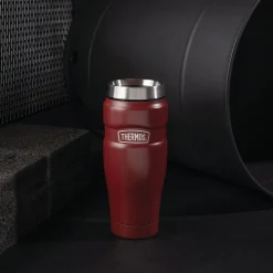 Thermos 16-Ounce Stainless King Vacuum-Insulated Stainless Steel Travel Tumbler, Rustic Red (SK1005MR4)