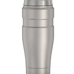 Thermos 16-Ounce Stainless King Vacuum-Insulated Stainless Steel Travel Tumbler, Matte Steel (SK1005MSTRI4)
