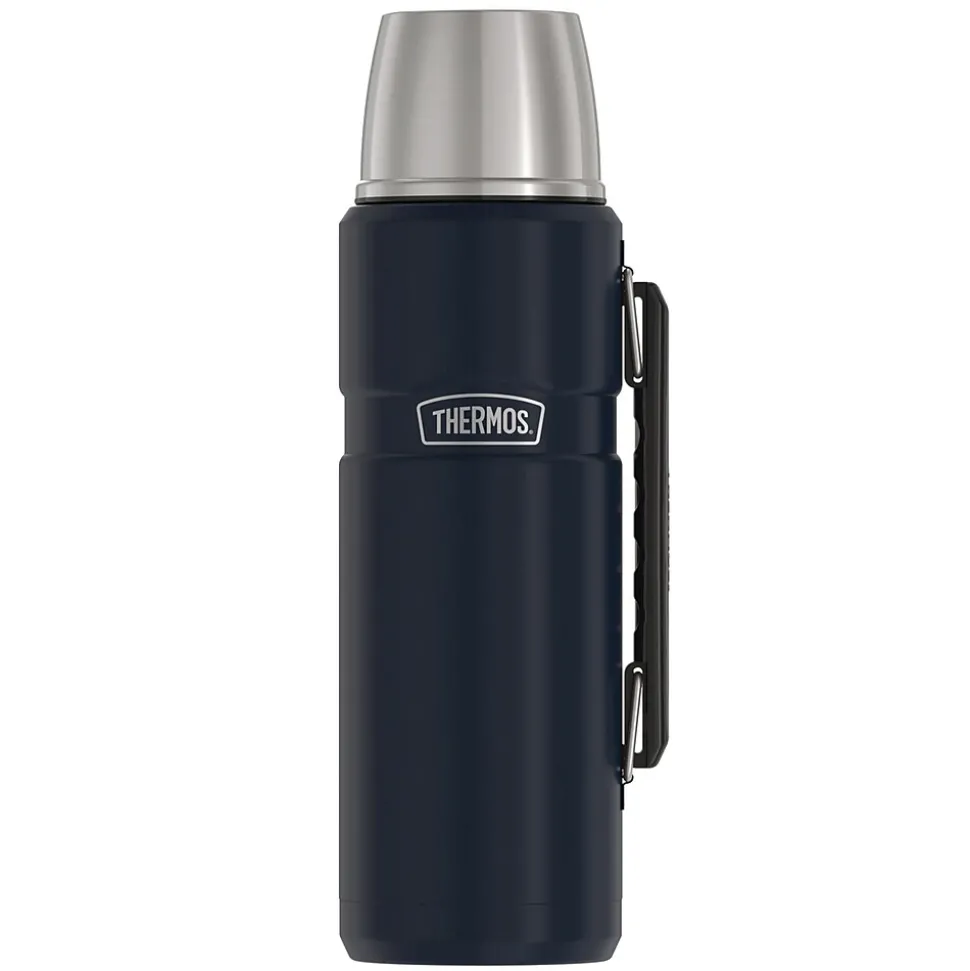 Thermos 40-Ounce Stainless King Vacuum-Insulated Stainless Steel Beverage Bottle, Midnight Blue (SK2010MDB4)