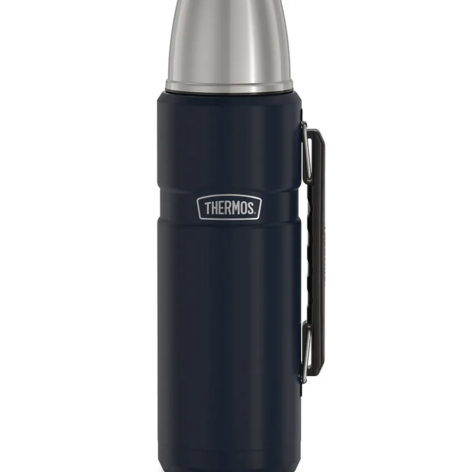 Thermos 40-Ounce Stainless King Vacuum-Insulated Stainless Steel Beverage Bottle, Midnight Blue (SK2010MDB4)