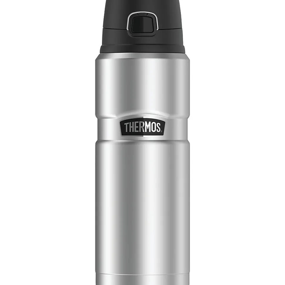 Thermos Stainless Steel Vacuum Insulated Travel Mug, 24 oz., Silver (THR4000STTRI4)