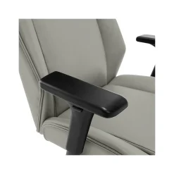 Thomasville Furniture Darius Ergonomic Bonded Leather Swivel Executive Chair, Gray (51490-GRY)