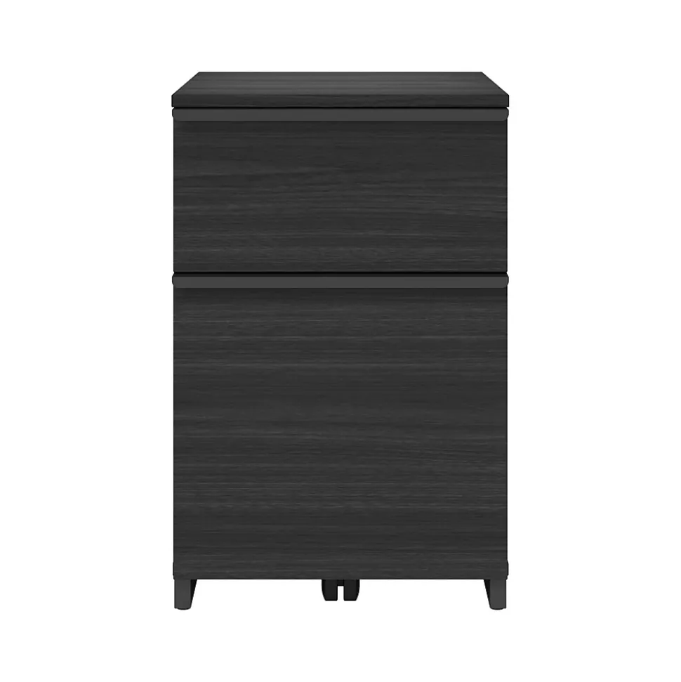 Thomasville Furniture Latimer 2-Drawer Vertical File Cabinet, Pedestal, Burnt Ash, 20.8"D (SPLS-LADF-TV)