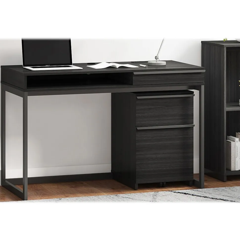 Thomasville Furniture Latimer 2-Drawer Vertical File Cabinet, Pedestal, Burnt Ash, 20.8"D (SPLS-LADF-TV)