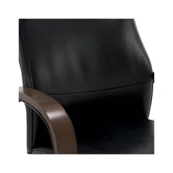 Thomasville Furniture Lockhart Ergonomic Bonded Leather Swivel Executive Chair, Black (51494-BLK)