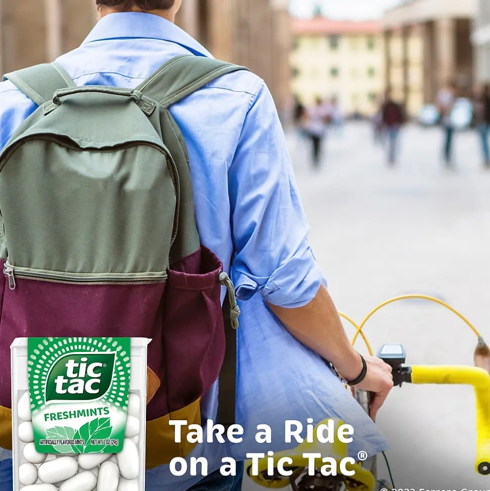 Tic Tac Freshmints, 100 Piece, 1.7 oz., 12/Box (FEU00384)