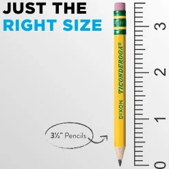 Ticonderoga Golf Pre-Sharpened Wooden Pencil, 2.2mm, #2 Medium Lead, 72/Pack (13472)