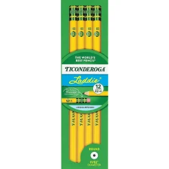 Ticonderoga Laddie Wooden Pencil, #2 Soft Lead, Dozen (X13304X)