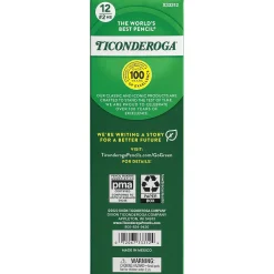 Ticonderoga My First Ticonderoga Pre-Sharpened Wooden Pencil, 0.7mm, #2 Medium Lead, Dozen (X33312X)