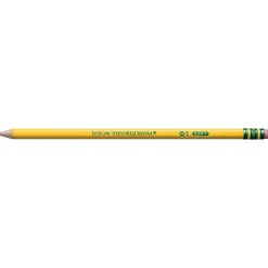 Ticonderoga Pre-Sharpened Wooden Pencil, 2.2mm, #2 Soft Lead, Dozen (X13806X)